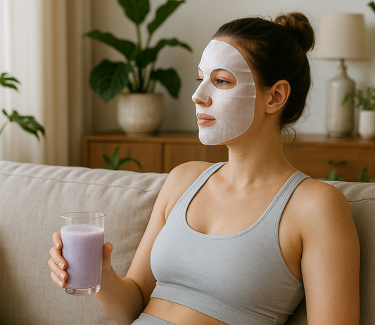 Ube igname violet et effet sur microbiote et peau : la synergie In & out avec le masque bio collagène